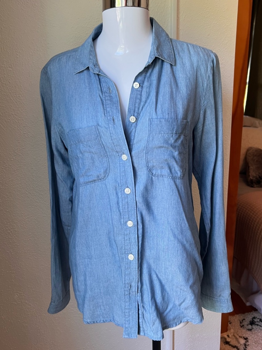 LOFT Chambray Button Down